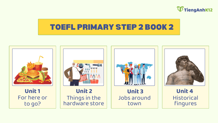 Các chủ đề của Toefl Primary Step 2 Book 1