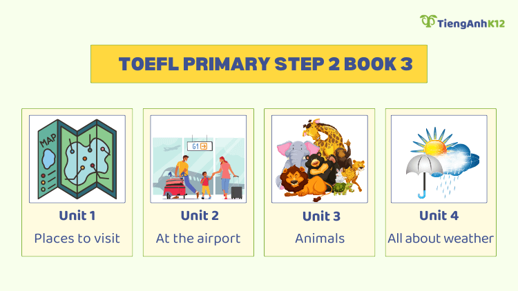 Các chủ đề của Toefl Primary Step 2 Book 3